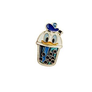 2/$20 Brand New Donald Duck Bubble Tea Pin Brooch